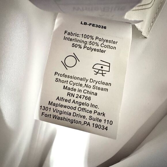 Alfred Angelo Formal Bow Bodice Tube Top 2 Coquette Chic Ballet Princess Classic - Picture 6 of 7